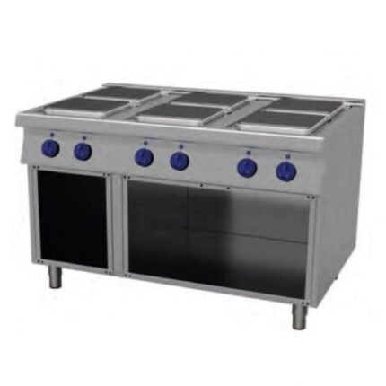 Cuisinière 6 Plaques / Placard Ouvert G700 - PRIMAX