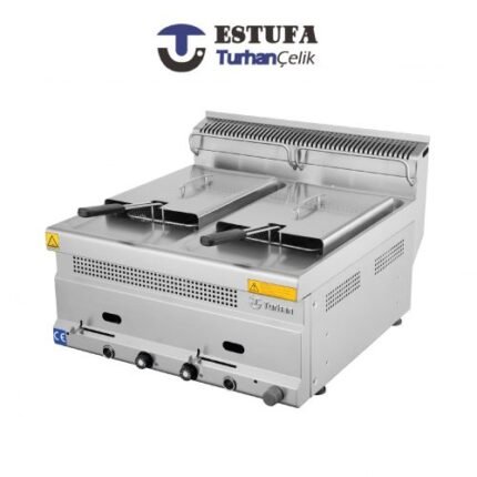 Friteuse Double Posable à Gaz 12 +12 L - ESTUFA