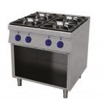 Cuisinière 4 Feux / Placard Ouvert à Gaz G700 - PRIMAX