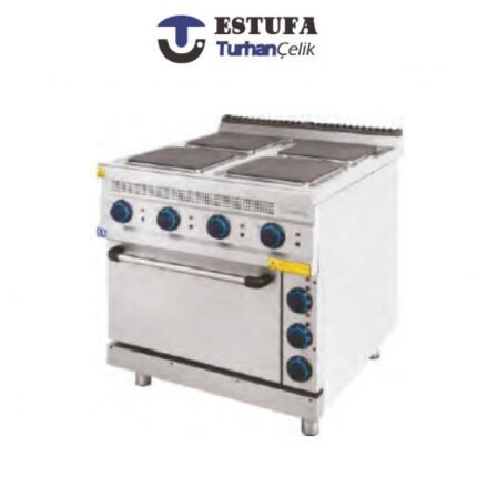 Cuisinière 4 Plaques sur Four Electrique G900 - ESTUFA