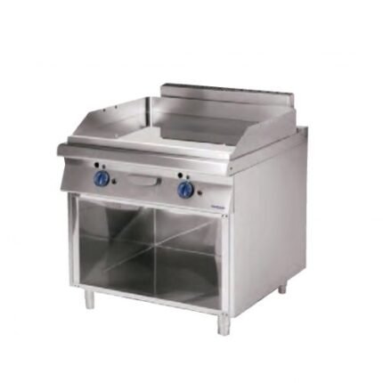 Plaque Grillade Double 1/2 Lisse 1/2 Striée à Gaz G700 SAFARI ECO