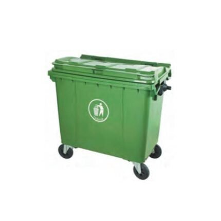 Poubelle en Plastique 660 L X-Large Sans Pédale