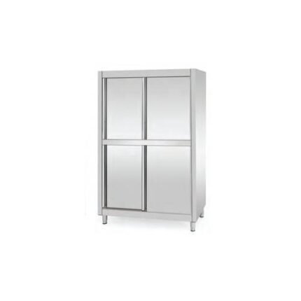 Armoire Neutre en Inox 4 Portes Coulissantes