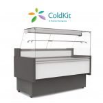 vitrine à pâtisserie droite blanche 1.50 m