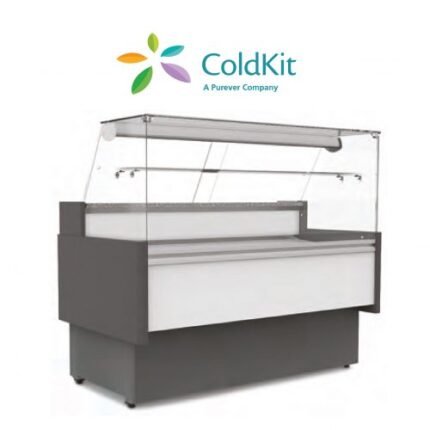 vitrine à pâtisserie droite blanche 1.50 m