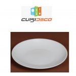 Assiette plate porcelaine rond