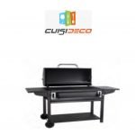 Barbecue a charbon avec capot support 2 roulette cm