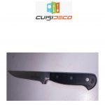 Couteau manche solide noir