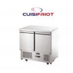 MEUBLE SALADETTE EN INOX 2 PORTES - CUISIFRIOT