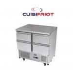 MEUBLE SALADETTE EN INOX 4 TIROIRS - CUISIFRIOT