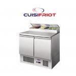 MEUBLE SALADETTE 2 PORTES INOX