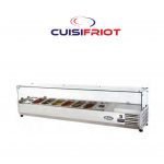 VITRINE A PIZZA REFRIGEREE POSABLE 6 BACS 1/4 - CUISIFRIOT
