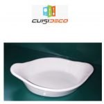 Plat a gratin en porcelaine oval