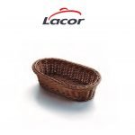 Corbeille a pain ovale brun
