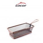Puces rectangu. panier bronce