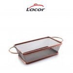 Puces rectangu.panier bronce