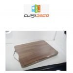 Planche a decoupe en bois marron