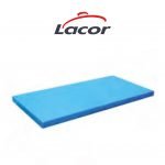 Planche à découper polyéth. bleu