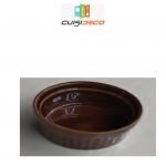 Ramequin en porcelaine marron