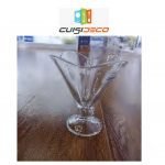 Coupe a glace fleur en verre