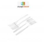 Fourchette transparent jetable