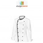 Veste cuisine croisée