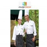 Veste cuisine croisée