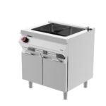 Module intégral bain marie sur meuble avec portes battantes